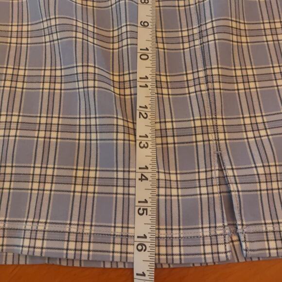 Hollister Plaid Skirt Size Small Mini Blue Black White School Girl 90's Academia - Picture 5 of 5